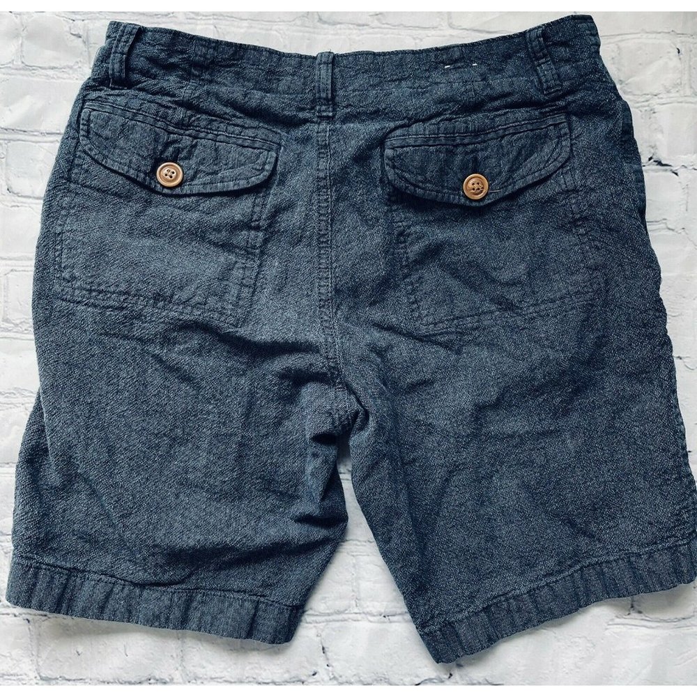 J.Crew Beach Short 32W Linen-Cotton Blue - Picture 4 of 4